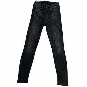 MOTHER The Looker jeans, Night Hawk black, size 24